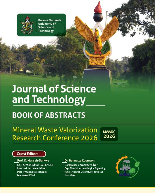 					View Vol. 44 No. 2 (2026): JUST Vol. 44 No. 2 Supp 1 (2026)
				